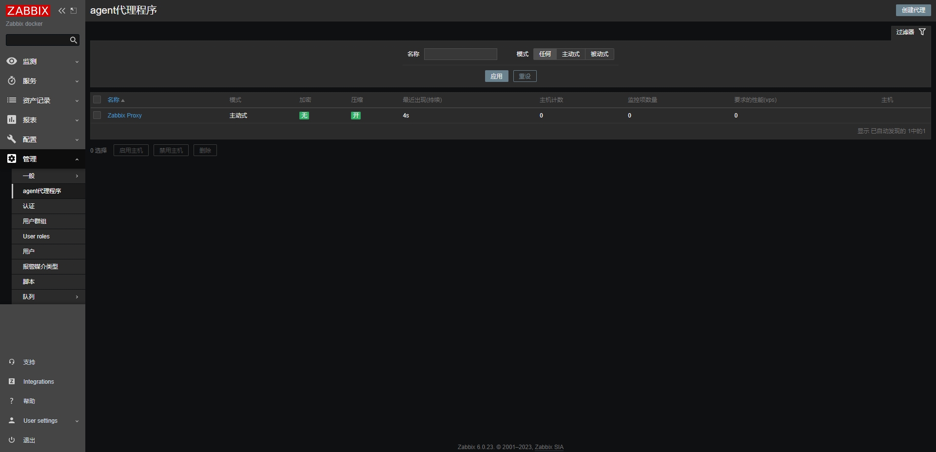 Docker离线部署zabbix6.0